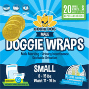 Bodhi Dog face avant emballage montrant quantité et taille, pratique pour achats