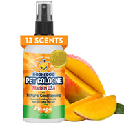 Bodhi Dog flacon avant montrant l'étiquette mangue et facilité d'utilisation