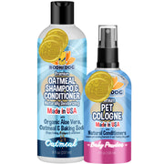 Bodhi Dog pack face avant montrant shampooing et cologne, idéal routine douce