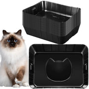 Bokon bac face avant montrant forme et accessibilité pour chat