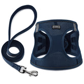 BOOMIBOO harnais face avant bleu marine montrant design et fermeture pratique