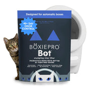 BoxiePro Bot paquet avant montrant l’emballage et bénéfice contrôle odeurs