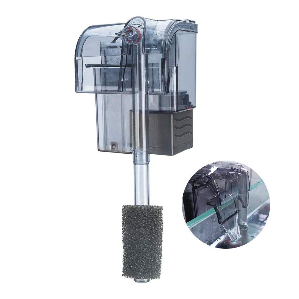 boxtech filtre suspendu vue de face montrant design compact et économie d'espace