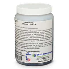 Boyd Enterprises sac Chemi-pure placé dans filtre externe pour eau claire