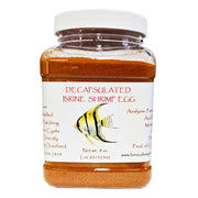 Brine Shrimp Direct pot avant montrant emballage et capacité, pratique pour nourrir rapidement