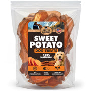 BRUTUS & BARNABY emballage avant montrant 100% patate douce, transparente et pratique