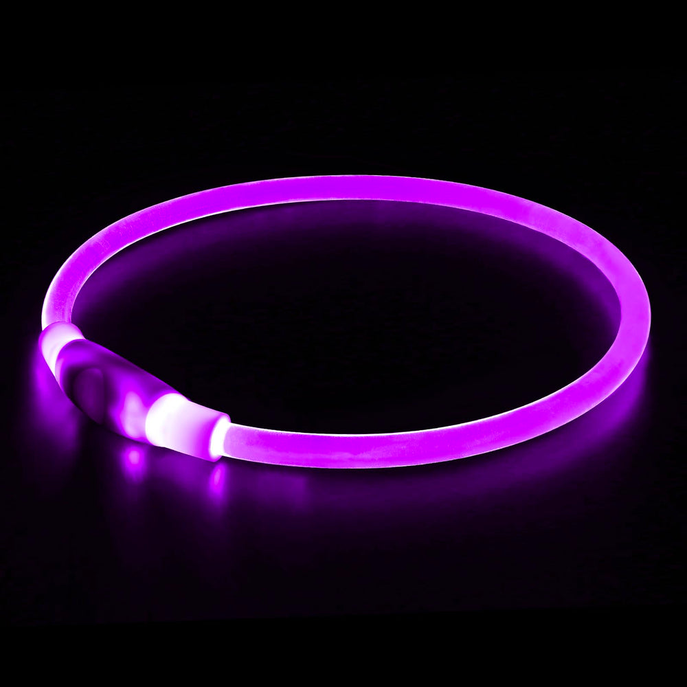 BSEEN collier LED face avant montrant le pack et la bande lumineuse pour sécurité