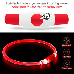 BSEEN gros plan bande LED rouge illustrant visibilité à 360 degrés
