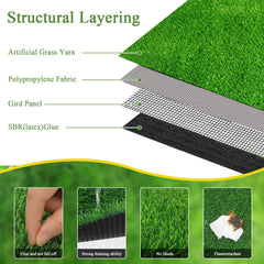 Bsmathom tapis gros plan des fibres douces confort pour pattes