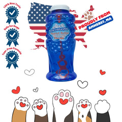 Bubbletastic chien poursuivant bulles, favorise exercice et jeu