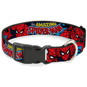Buckle-Down vue avant du collier Marvel, montre style et durabilité