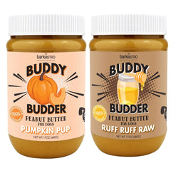 BUDDY BUDDER pot face avant montrant l'étiquette claire et bénéfice sécurité