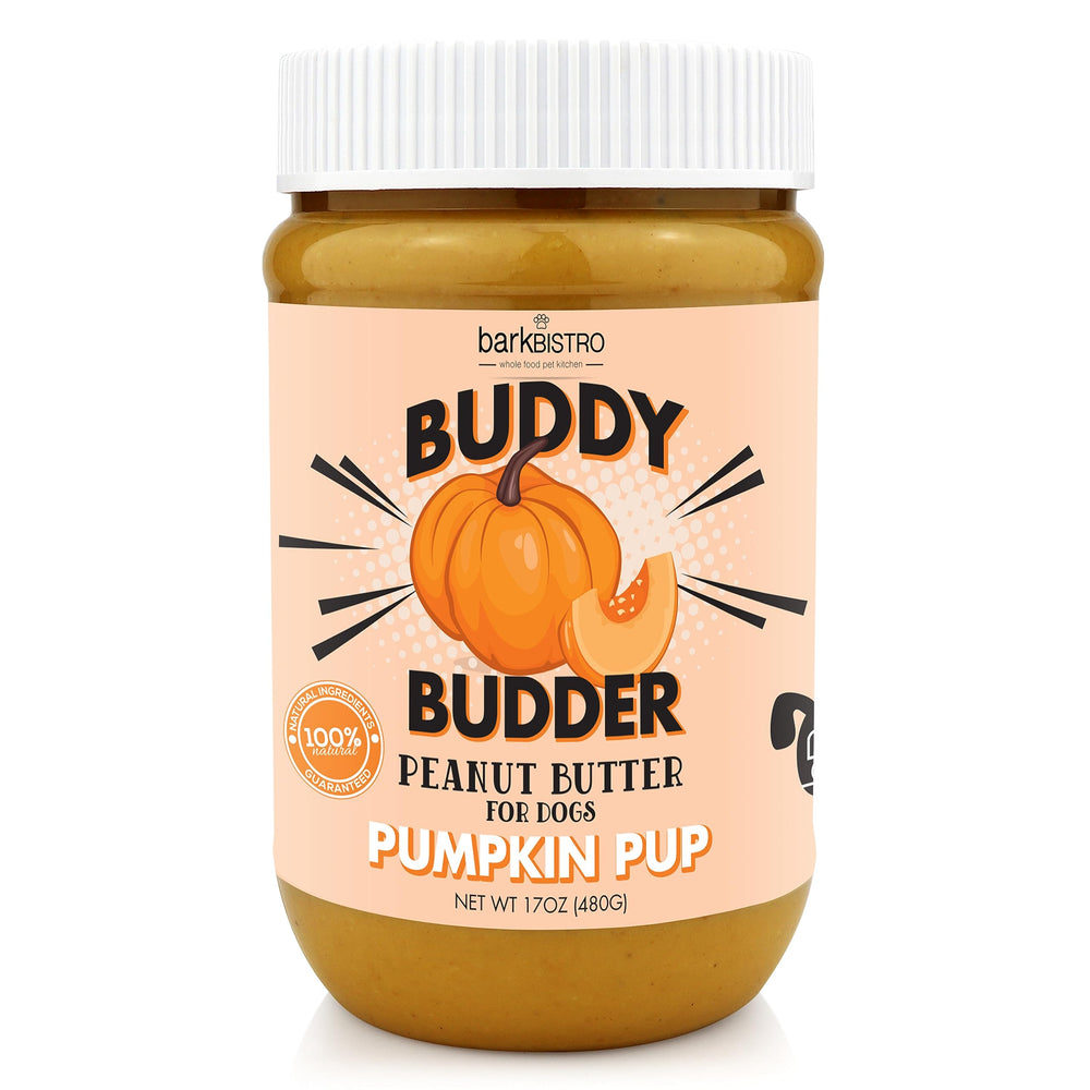 BUDDY BUDDER avant du pot montrant l’emballage clair et appétissant