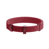BuddyArmor collier bordeaux face avant, design primé et sécurité visible