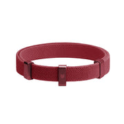BuddyArmor collier bordeaux face avant, design primé et sécurité visible