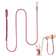 BuddyArmor laisse bordeaux vue frontale, design mains libres pratique
