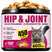 BuddyCheer pot avant montrant 450 croquettes, pratique et économique