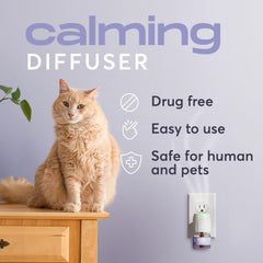 BUDDYJOY diffuseur branché en fonctionnement pour apaiser le chat