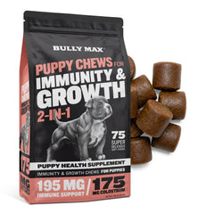 Bully Max face de l'emballage montrant 75 bouchées et informations produit