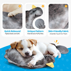 BurgeonNest coussin en usage par un chat relaxé, favorise sommeil