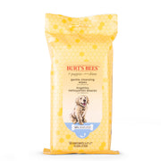 Burt's Bees for Pets emballage avant montrant 50 lingettes, pratique