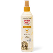 Burt's Bees for Pets flacon face montrant emballage recyclable et usage pratique
