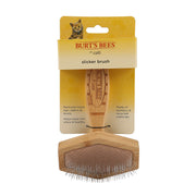 Burt's Bees for Pets brosse face avant montrant picots et forme ergonomique pour toilettage efficace