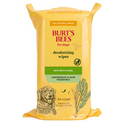 Burt's Bees for Pets paquet avant montrant format 100 unités et praticité