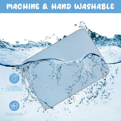 Buvlnee tapis avec chat allongé illustrant confort et rafraîchissement
