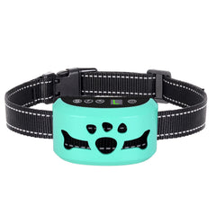 BXQ collier anti-aboiement face avant montrant design os pratique et ergonomique