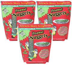 C&S emballage avant des nuggets arachide, attire les oiseaux facilement