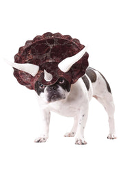 California Costumes coiffe Triceradog vue de face montrant tenue amusante