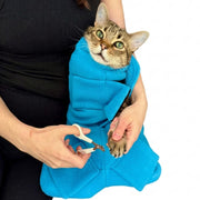 calm & cozy cat wrap vue avant montrant maintien sécurisé et calme