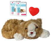 Calmeroos peluche face avant rayée orange montrant confort et sécurité