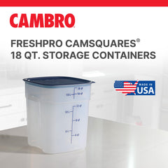 Cambro FreshPro gros plan sur le couvercle assurant une fermeture étanche
