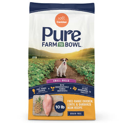 CANIDAE emballage face montrant 10 lb et transparence ingrédients