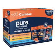CANIDAE packaging avant montrant le lot de 12 et facilité d'utilisation