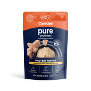 CANIDAE packaging avant montrant boîte de 12 rehausseurs, rassure sur l'achat