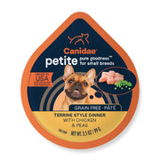 CANIDAE emballage avant montrant le format 12x3,5 oz et ingrédients réels