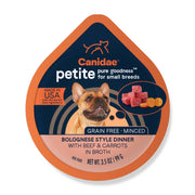 CANIDAE Pure Petite emballage avant montrant les informations et bénéfices