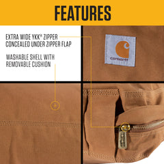 Carhartt détail de la fermeture éclair YKK pour un retrait facile