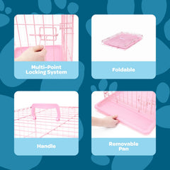 Carlson Pet Products bac amovible rose, nettoyage pratique