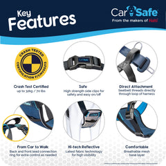CarSafe détail de la connexion à la ceinture pour fixation fiable