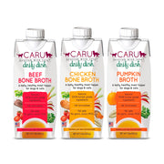 Caru emballage face avant montrant variétés et informations nutritionnelles