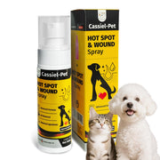 Cassiel pet flacon face montrant packaging compact pour soin rapide