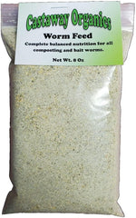Castaway Organics emballage avant montrant le sachet et usage pratique
