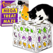 Cat Amazing MEGA face avant montrant les ouvertures, stimule curiosité du chat