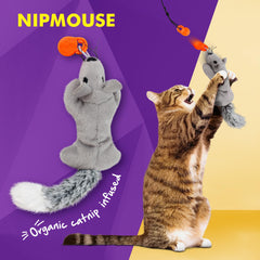 Cat Amazing Nipmouse gros plan, texture cataire stimule le chat