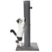 Cat Craft grattoir face avant montrant la peluche et la hauteur, protège meubles