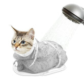 Catcan sac de bain face avant montrant maintien sûr et accès pour toilettage